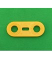 Mj flat strip 2 holes curry yellow