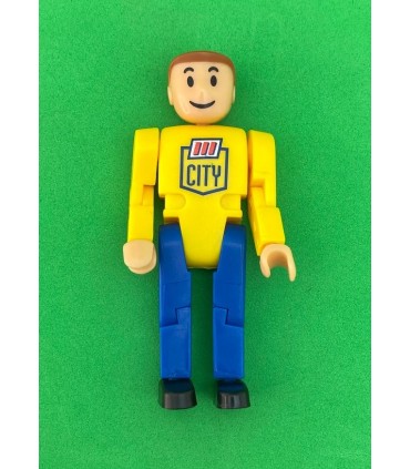 Mj  character yellow and blue city