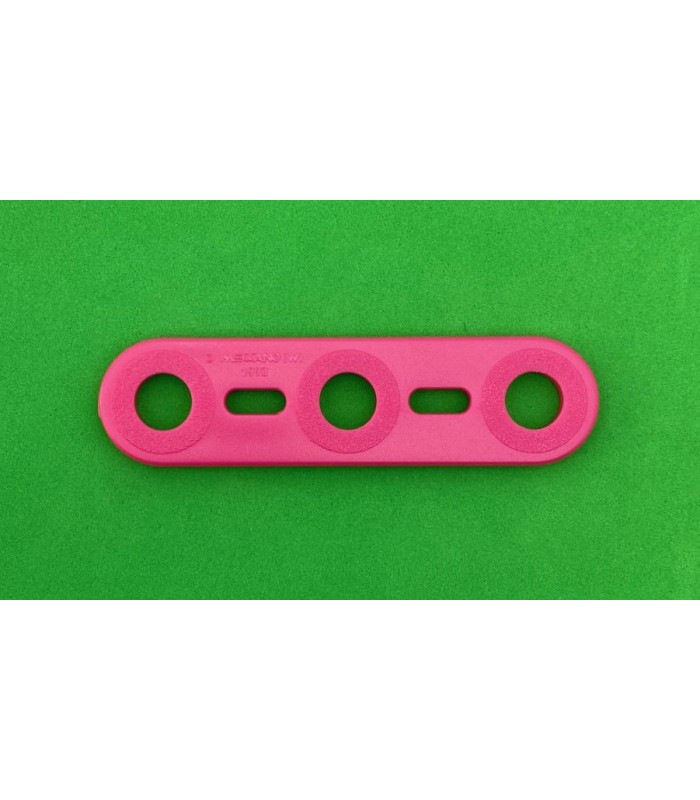 Mj flat strip 3 holes pink Mj flat strip 3 holes pink