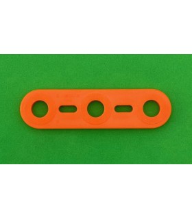 Mj flat strip 3 holes fire orange