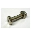 Boulon pivot tete fendue 22mm