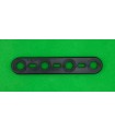 Mj flat strip 4 holes black
