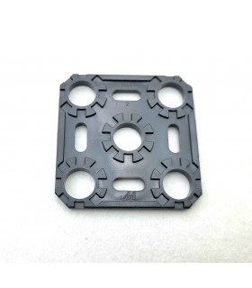 NMj plate 2x2 dark grey