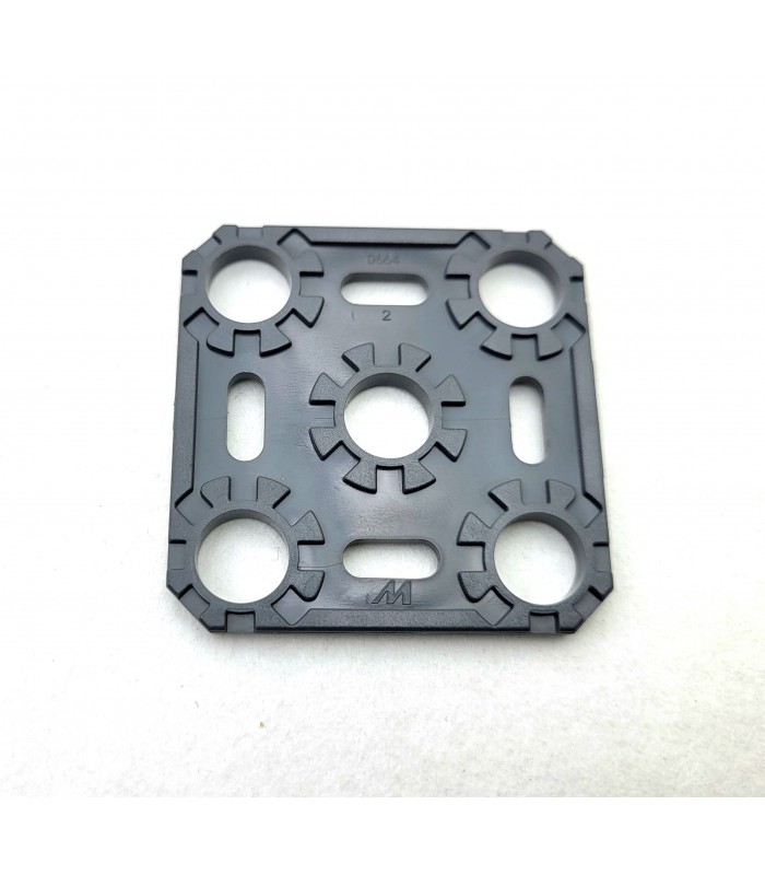 NMj plate 2x2 dark grey NMj plate 2x2 dark grey