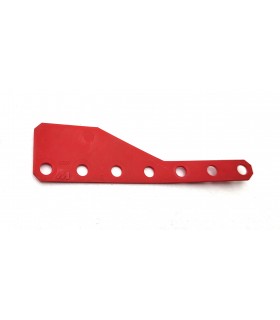 Red plastic 7-hole mudguard strip second hand