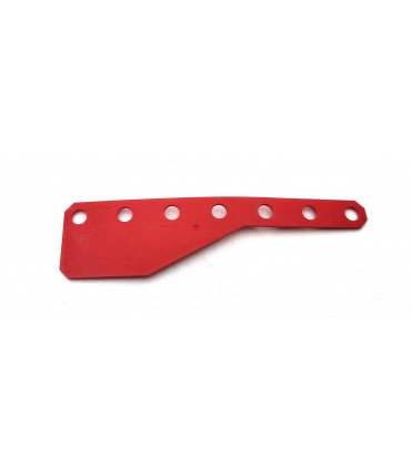 Red plastic 7-hole mudguard strip second hand
