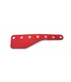 Red plastic 7-hole mudguard strip second hand