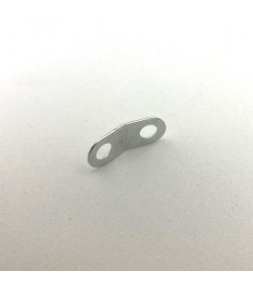 Narrow square 135° 2 round holes zn
