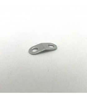 Narrow square 135° 2 round holes zn