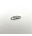 Narrow square 135° 2 round holes zn