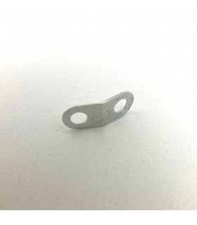 Narrow square 135° 2 round holes zn