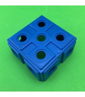 Mj base 2x2 bleu foncé