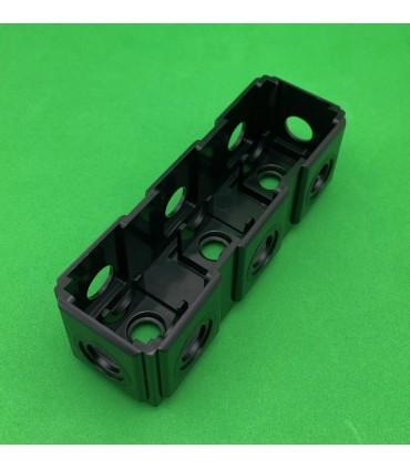 Mj triple cube 3x1 black