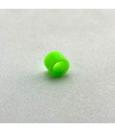 Mini plastic washer spacer neon green
