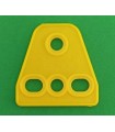 MJ special soft triangle plate 3x1 yellow safran