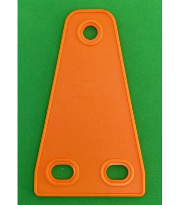 Mj flexible triangle plate 2x1 long melon orange