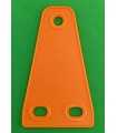 Mj flexible triangle plate 2x1 long melon orange