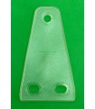 Mj plaque triangle souple 2x1 long transparent