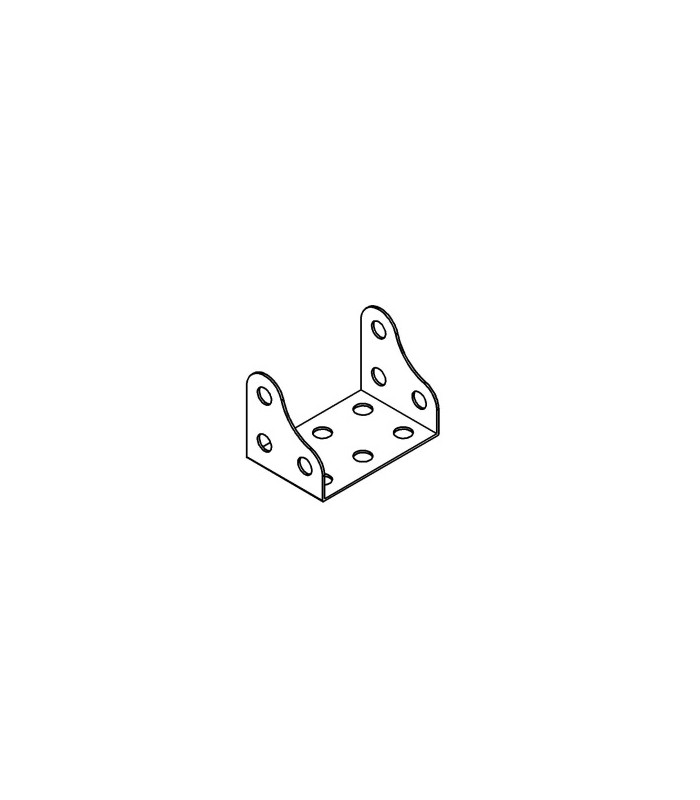 Corner Flanged Plate black Corner Flanged Plate black