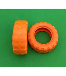 Mj tyre 11x7 melon orange second hand (set of 2)