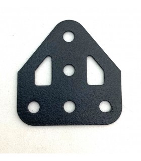 Flat trunnion charcoal grey