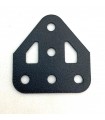 Flat trunnion charcoal grey (pack of 10)