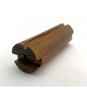 Rouleau bois ø28mm avec rainure sans tige transversale