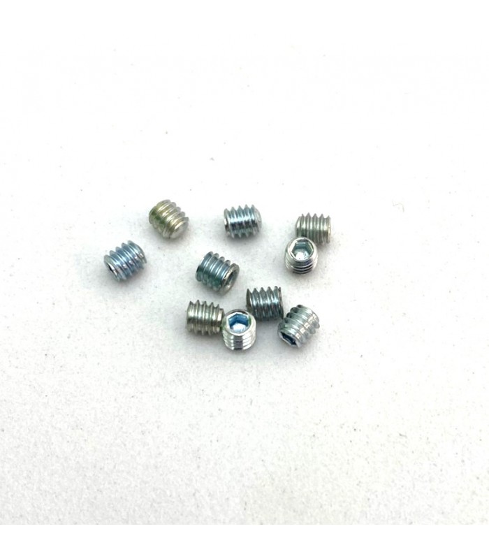 Allen grub screw 4mm (6 sections) zn (pack of 12) Allen grub screw 4mm (6 sections) zn (pack of 12)