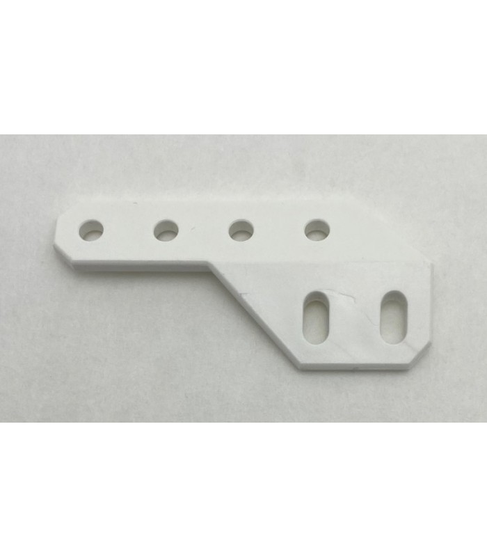 Obtuse semi-angle girder, right, white Obtuse semi-angle girder, right, white