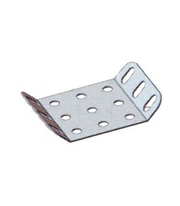 Plaque 38 x 38 mm a rebord 135°zn