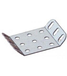 Plaque 38 x 38 mm a rebord 135°zn