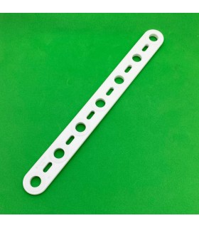 Mj flat strip 7 holes white