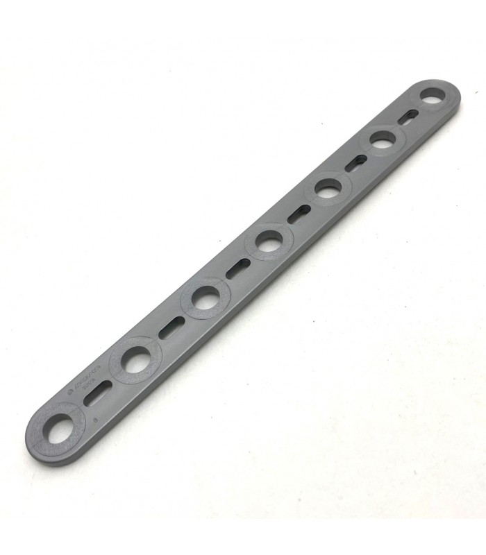 Mj flat strip 7 holes aluminum grey Mj flat strip 7 holes aluminum grey