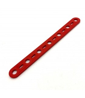 Mj flat strip 7 holes red