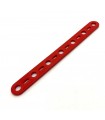 Mj flat strip 7 holes red