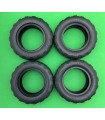 Mj 4 x tyre 11x7 black