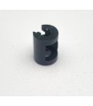 Openwork spacer 12 mm long black plastic