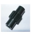 Raccord d'axe 3 pans noir