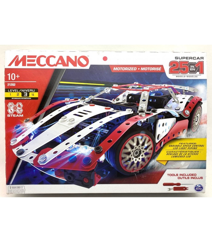 Boite supercar 25 en 1  (21202) reconditionné