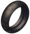 Pneu ø 51 mm larg 16,4mm noir sac de 2