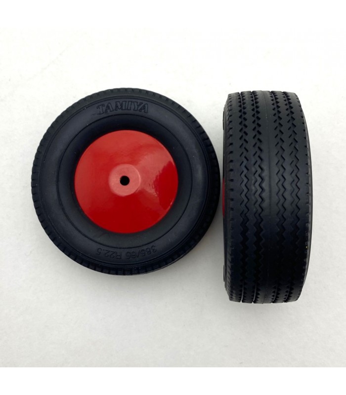 Pneu de camion øext85.5mm øint45mm larg30mm caoutchouc noir (lot de 2) Pneu de camion øext85.5mm øint45mm larg30mm caoutchouc noir (lot de 2)
