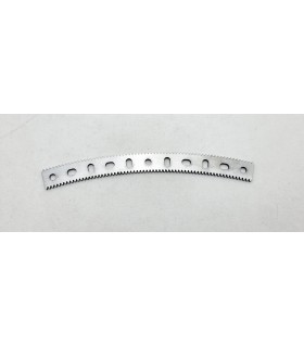 Curved rack 11h long.140mm radius 250mm stainless steel