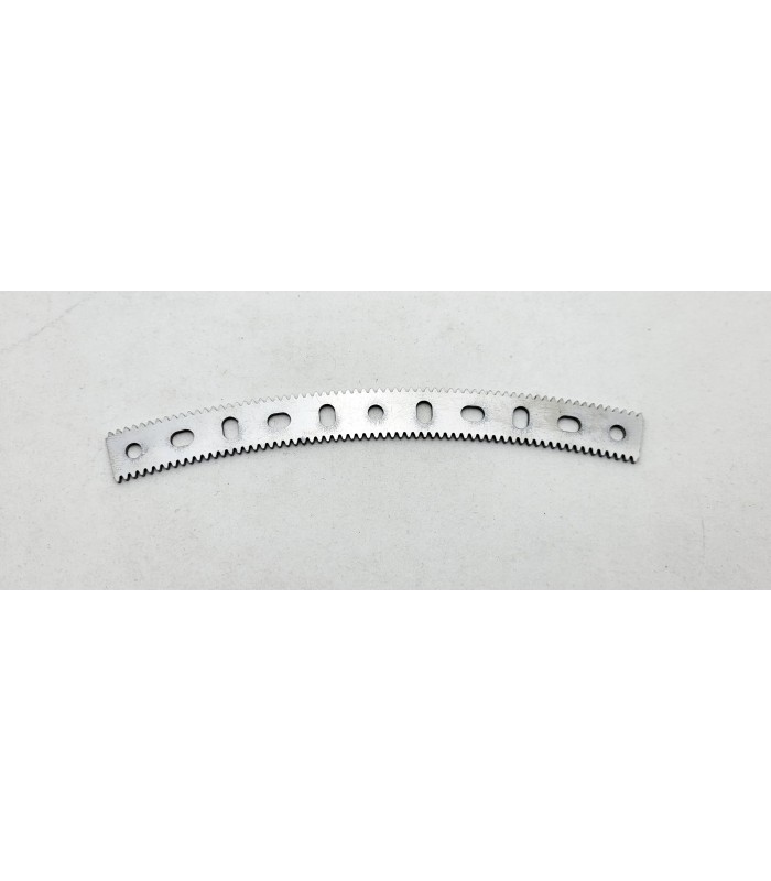 Cremaillère incurvée 11tr long.140mm ray.250mm inox