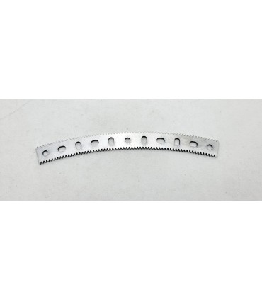 Curved rack 11h long.140mm radius 250mm stainless steel