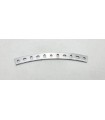 Cremaillère incurvée 11tr long.140mm ray.250mm inox