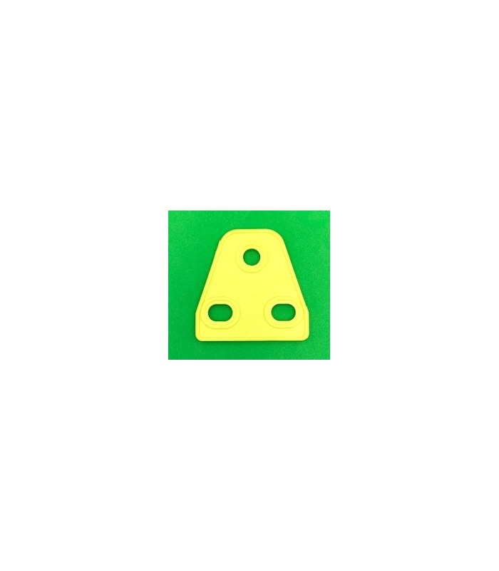 Mj plaque triangle souple 2x1 jaune pâle Mj plaque triangle souple 2x1 jaune pâle