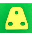Mj plaque triangle souple 2x1 jaune pâle