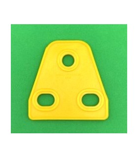 Mj triangular flexible plate 2 x 1 yellow/orange