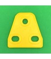 Mj plaque triangle souple 2x1 jaune/orange