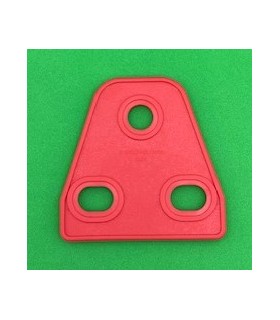 Mj triangular flexible plate 2 x 1 grenadine red
